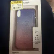 Kate Spade New York Hardshell Case for iPhone SE XS/X- Ombre Glitter