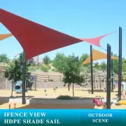 Ifenceview Red 18'x18'-18'x48' Rectangle Sun Shade Sail Patio Canopy Awning
