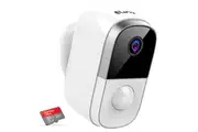 Elinz Wireless IP Camera 1080P WiFi Security CCTV Wire-Free Battery Waterproof Smart 32GB
