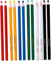BRIGHTFUFU 12-pack Pull String Crayon Pencils Wax Markers for Coloring No Sharpening Needed for Artists