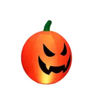 NNETM Remote Glow: Illuminated Inflatable Pumpkin