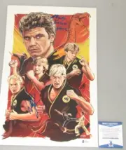 COBRA KAI COVE & ZABKA Hand Signed 11'x17' Photo + BAS PSA COA JOHNNY KREESE