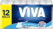 Paper Towel, White (Pack of 12),12 Rolls (60 Sheets per Roll)