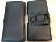 For Xiaomi Poco F3 Pro Black Tradesman Leather Belt Clip Loop Holster Case Cover