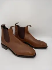 RM Williams Mens Boots Size AU 10.5 Tanbark Kangaroo Comfort Craftsman