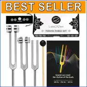 Complete Tuning Fork Kit with Mallet - Essential for Meditation & Chakra Healing