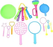 HEALSOPTHY 1Set Bubble Making Stick Assorted Color Bubble Wand Kit for Fun Bubble Blowing Bars for Indoor Outdoor Play for Parties and Celebrations