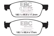 EBC DP32145C Disc Brake Pad Set FITS 12 ford focus 2 0 turbo st redstuff front b (for: Ford)