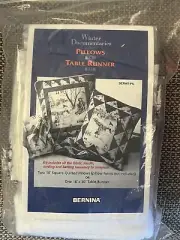 Winter Snowman Christmas Themed Pillows Or Table Runner Kit Winter Documentaries