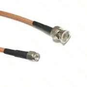 USA-CA RG400 BNC MALE to SMA MALE Coaxial RF Pigtail Cable