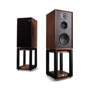 Wharfedale LINTON 85th Loudspeakers with Floor Stands - Pair (Walnut)