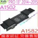 APPLE A1582 電池(國家認証) 適用 蘋果 A1502,Pro 13吋,2014-2015年,Pro 11.1,Pro 12.1,MGX72,MGX82,MGX92,MF839,MF840,MF841,MF843,MF839