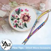 Multi Titanium Color Embroidery Sewing Quilting Snip Scissors SHARP 5.5"STRAIGHT
