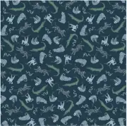 Studio E Earth Day Every Day Tossed Animals Dk Peacock Fabric By The Yard