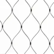 Razor Wire Barbed Wire 304 Stainless Steel Rope Net, Balcony Boundary Decor Protection Fence, Fall Prevention High Altitude Safety Mesh for Football Field Garden (Color : Silver-2mm, Size : 3x8m)