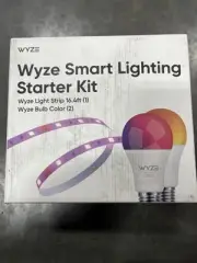 Wyze WLPSLKB 16.4 ft. Smart Plug-in CCT LED Strip Light & 2 A19 Color Bulbs