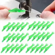 Fish Mouth Sewing Machine Needle Threader,Automatic Sewing Needle Threader Fish Type Needle Threader,Quick Sewing Machine Loop (20PCS)