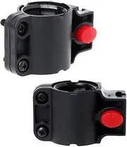 SquEqu 2 Pack Bike Lock Mounting Bracket Holder Frame Mount Replacement Storage Clamp Universal U-Lock Clip for Self Coiling Wire Cable Locks Combination Code Bicycle Lock