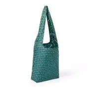 Diane von Furstenberg DVF Target Arrow Geo Disco Zebra Reversible Reusable Bag