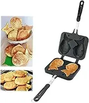 Taiyaki Fish Shape Cake Pan Waffle Maker Machine, Home Cooking Fish-Shaped, Bakeware Nonstick Pan Food Fryer Pancake Tools