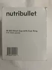 18 oz Short Cup with Lip Ring Replacement for NutriBullet Official NBM-U0269 New
