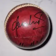 Shane Warne & Glenn McGrath Signed Leather 4 Piece Cricket Ball Australia