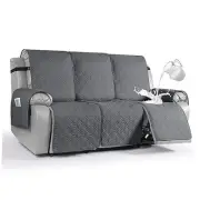 Waterproof Recliner Couch Covers, Sofa Covers 1-Piece Washable Reclining Sofa