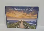 JC Classics Funeral Memorial Celebration of Life Guest Book & Table Card NEW