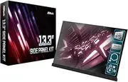 ASRock 13.3" Side Panel Kit - Add a 1080p Display to Your Glass Side Panel, 16:9, IPS, 1920 x 1080, eDP Connector Only