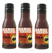 3-Pack Buffalo Wild Wings BWW Mango Habanero Chicken/BBQ/Grilling Spicy Sauce