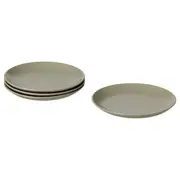 FÄRGKLAR side plate, matt green, 20 cm