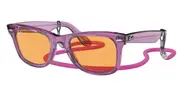 Ray-Ban RB2140F Asian Fit 661313 Men's Sunglasses Purple Size 52
