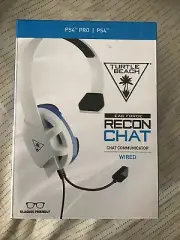 Turtle Beach Ear Force Recon Chat Wired Headset WHITE Edition (PS4)
