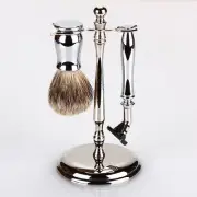 Edwin Jagger 3-Piece Chrome Lined Double Edge Shaving Set S81M8911