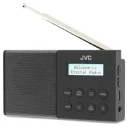 JVC DAB/FM Radio Bluetooth Speaker Rechargeable LCD Display Telescopic antenna