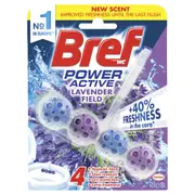 Bref Power Active Lavender Rim Block Toilet Cleaner 50g