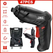 47X Cordless Electric Screwdriver Set Rechargeable Drill Screw Driver Screw Bits