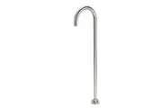 VALE Symphony Floor Standing Bath Spout - Brushed Nickel