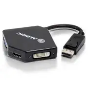 [DP-VGDVHD-ADP] 3in1 DisplayPort to HDMI DVI VGA Adapter Male to 3Female