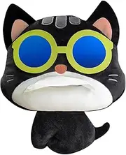Plush Car Tissue Holder | Backseat Cartoon Animal Funny Tissue Box | Road Trip for Sedan, Commercial Vehicle, Caravan, Minivan, SUV, MPV Pouxa