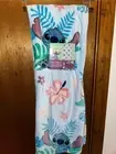 Disney STITCH Spring Throw Blanket Blue Flowers Plush Soft 50 x 70inch Soft NEW!