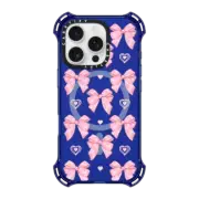 iPhone 16 Pro Bounce Case MagSafe Compatible Pink bows