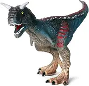 HAWILLOSCH 1PC Carnotaurus Dinosaur Model Realistic Plastic Animal Ornament for Home Decoration Educational Present Vivid Mini Desktop Decor for Bar and Store