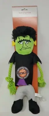 Halloween Dog Toy Squeaky Detachable Frankenstein Tug o War