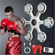 CHUCII Music Boxing Machine, Smart Boxing Machine, Wall Mounted Bluetooth Boxing Music Machine, Music Punching Boxing Machine with Gloves, Music Boxing Machine for Home Indoor and Gym