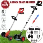 Whipper Snipper Mower Cordless Grass Trimmer Electric Lawn Cutter Brush w/Wheels