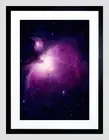 SPACE NEBULA STAR ORION GAS CLOUD NURSERY COSMIC FRAMED ART PRINT MOUNT B12X4832