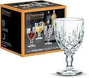 Nachtmann Noblesse Liqueur Goblet Glass, Clear – Classic Crystal Barware for Spirits & Aperitifs – Dishwasher-Safe Machine-Made Glass – 57 ml Capacity (Pack of 4)