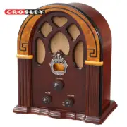 Crosley CR31D Companion Retro AM/FM Tabletop Radio with Bluetooth CR31D-WA