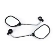 Rear View Mirror 1 Pair Bicycle Mobility Scooter Bike Handlebar Useful
